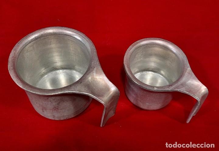 Antig&uuml;edades: MEDIDA EN ALUMINIO 5 cl y 1 dl - Foto 3