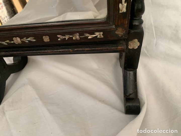 Antig&uuml;edades: ESPEJO DE TOCADOR CON INCRUSTACIONES - Foto 5