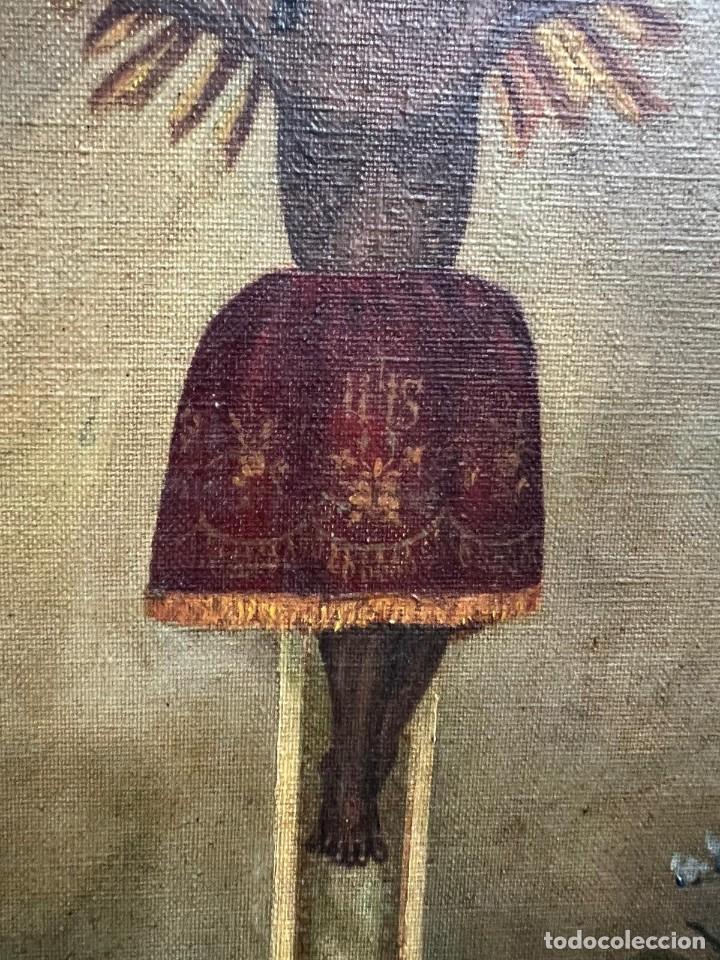 Antig&uuml;edades: &Oacute;leo de Se&ntilde;or Crucificado - Foto 3