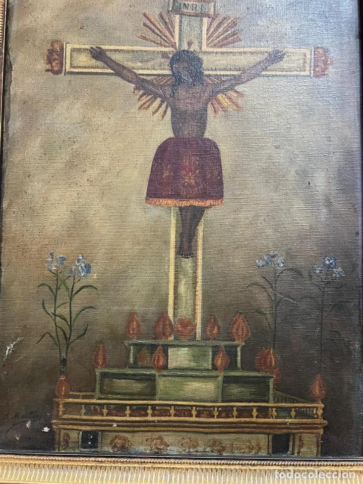 Antig&uuml;edades: &Oacute;leo de Se&ntilde;or Crucificado - Foto 5