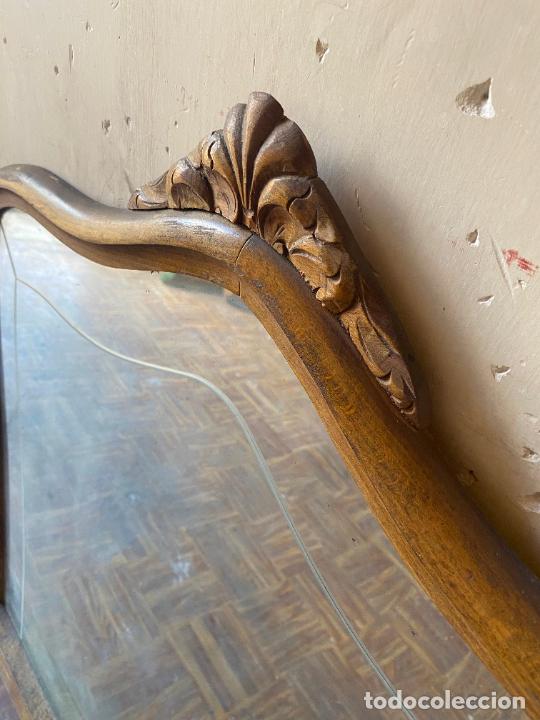 Antig&uuml;edades: Espejo de madera antiguo - Foto 3