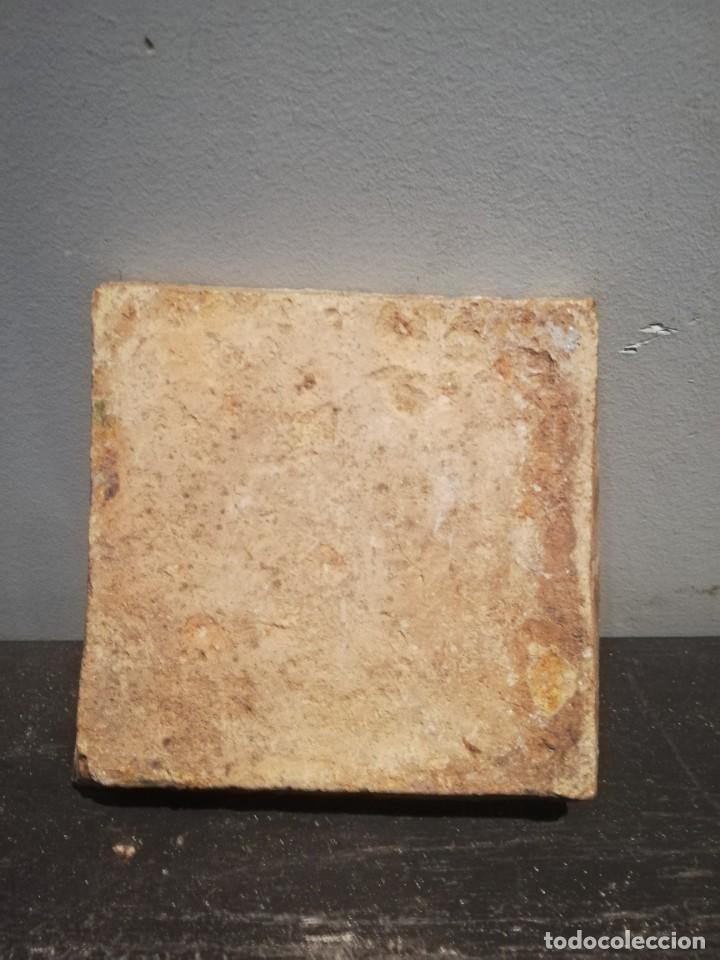 Antig&uuml;edades: AZULEJO DE ARISTA S. XVI - Foto 3