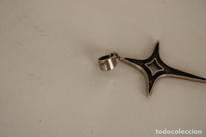 Antig&uuml;edades: cruz colgante plata 925 - Foto 2