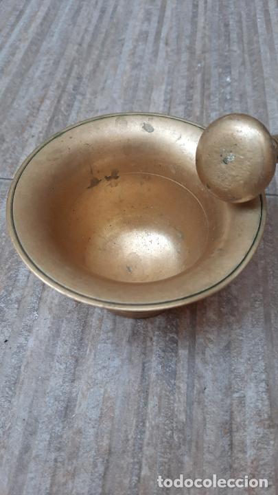 Antig&uuml;edades: Antiguo Almirez Mortero de Bronce - Foto 2