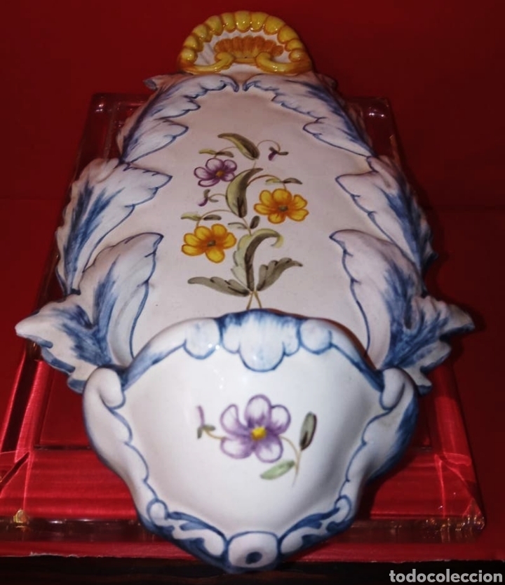Antig&uuml;edades: BENDITERA - CERAMICA DE ALCORA - - Foto 5