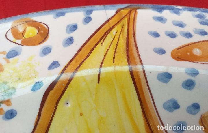 Antig&uuml;edades: GRAN PLATO DE CER&Aacute;MICA 34 CM - Foto 7