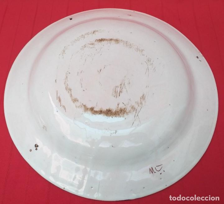 Antig&uuml;edades: GRAN PLATO DE CER&Aacute;MICA 34 CM - Foto 10