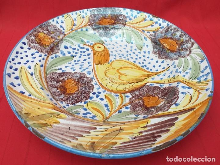Antig&uuml;edades: GRAN PLATO DE CER&Aacute;MICA 34 CM - Foto 2