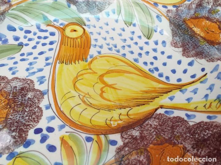 Antig&uuml;edades: GRAN PLATO DE CER&Aacute;MICA 34 CM - Foto 3