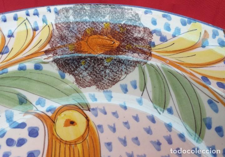 Antig&uuml;edades: GRAN PLATO DE CER&Aacute;MICA 34 CM - Foto 4