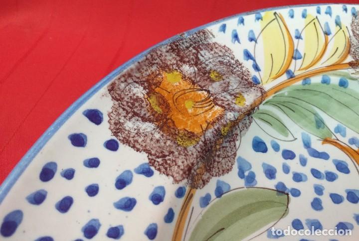Antig&uuml;edades: GRAN PLATO DE CER&Aacute;MICA 34 CM - Foto 5