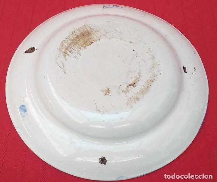 Antig&uuml;edades: GRAN PLATO DE CER&Aacute;MICA 34 CM - Foto 12