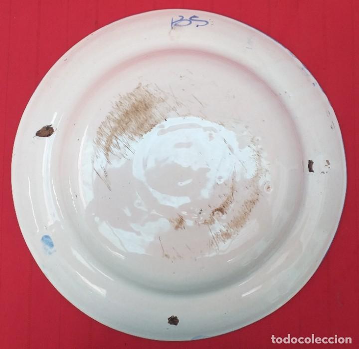 Antig&uuml;edades: GRAN PLATO DE CER&Aacute;MICA 34 CM - Foto 13