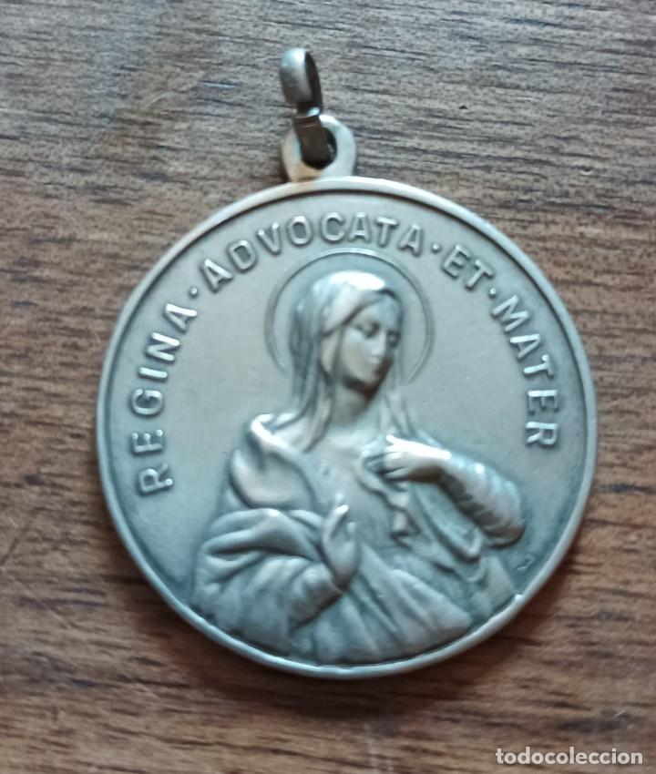 Antig&uuml;edades: Medalla religiosa Mar&iacute;a Crismon - Foto 1