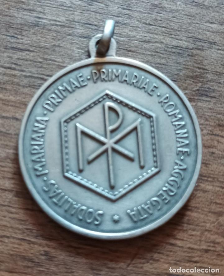 Antig&uuml;edades: Medalla religiosa Mar&iacute;a Crismon - Foto 2