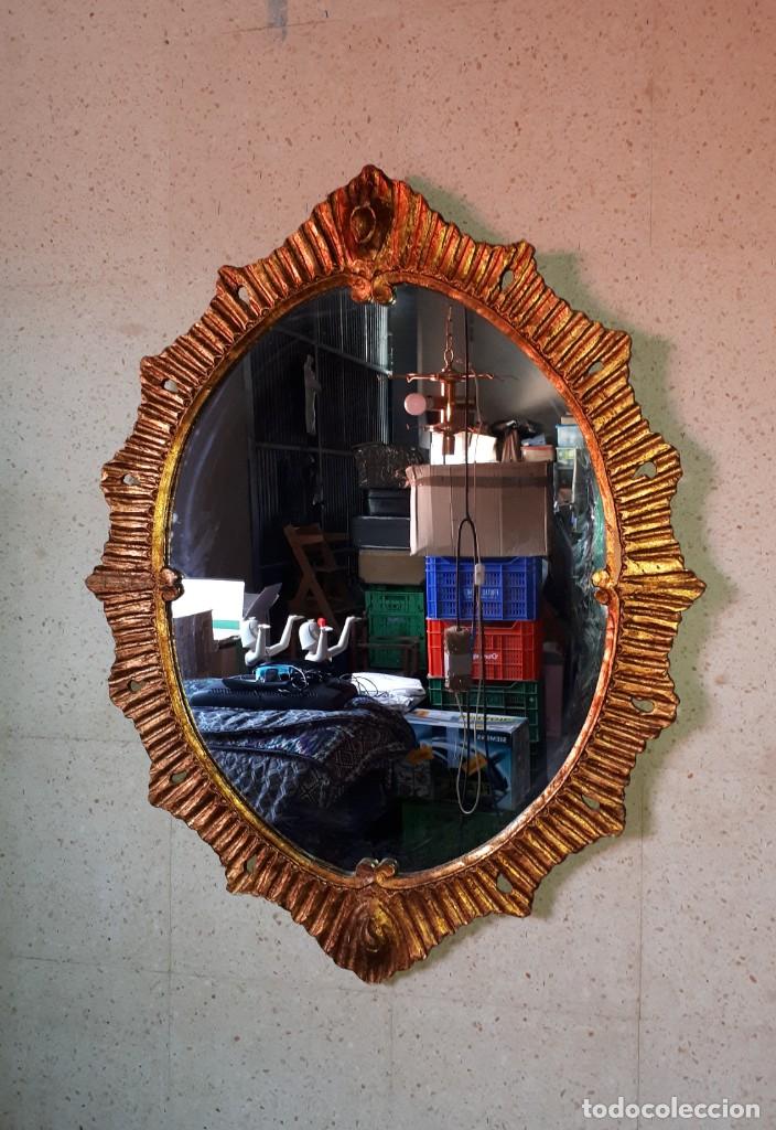 Antig&uuml;edades: Espejo sol de madera 1.10x85 - Foto 4