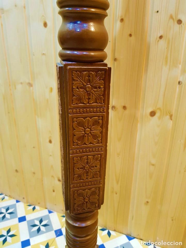 Antig&uuml;edades: LAMPARA DE PIE MADERA - Foto 3