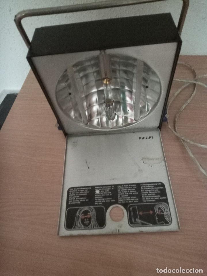 Antig&uuml;edades: Lampara solar rayos uva Philips - Foto 2