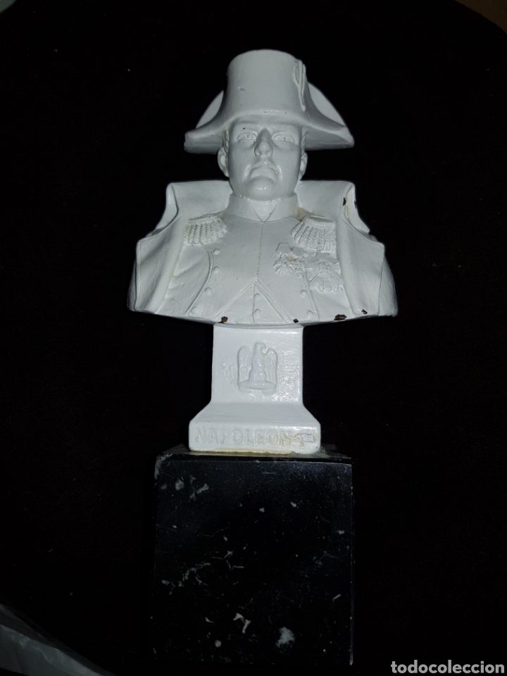 Antiques: ANTIGUO BUSTO DE NAPOLE&Oacute;N CON BASE DE M&Aacute;RMOL