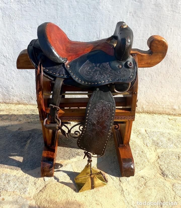 Antig&uuml;edades: Silla antig&uuml;a de montar - Foto 2