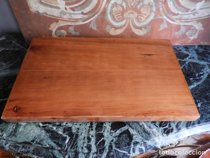 Antig&uuml;edades: BANDEJA DE MADERA DE TUYA O THUJA CON MARQUETERIA - Foto 5