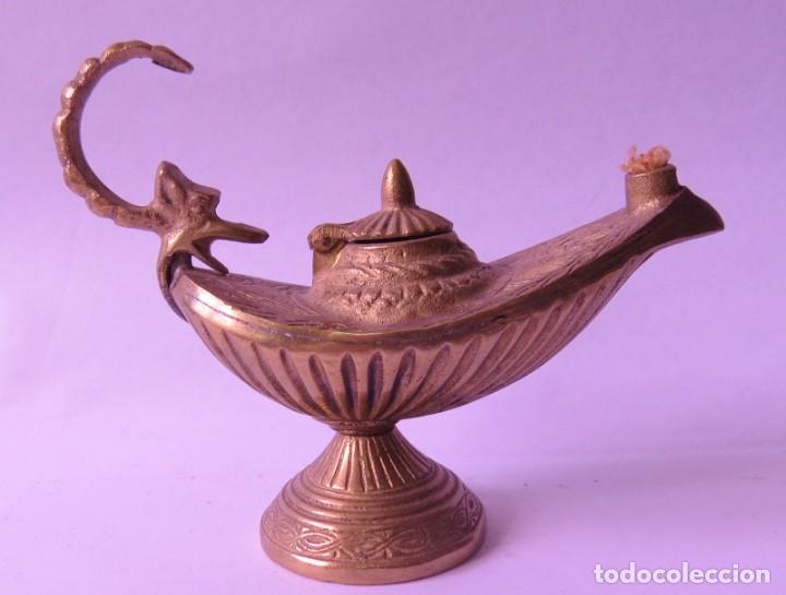 Antig&uuml;edades: PALMATORIA ACEITE ESTILO ARABE - BRONCE - Foto 1