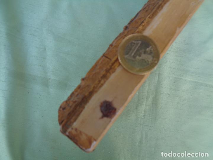 Antig&uuml;edades: ANTIGUO MARCO EN MADERA DORADA - Foto 4