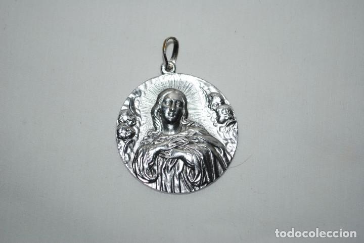 Antig&uuml;edades: MEDALLA GRANDE DE LA VIRGEN INMACULADA - Foto 1