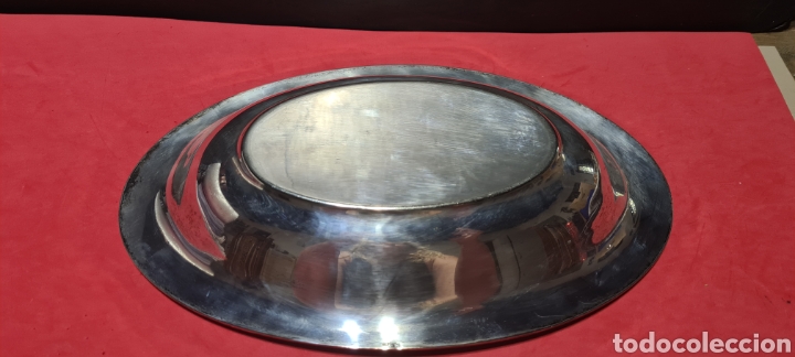 Antig&uuml;edades: Preciosa bandeja. Plata? Marca M.E. - Foto 3