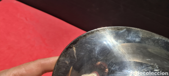 Antig&uuml;edades: Preciosa bandeja. Plata? Marca M.E. - Foto 6
