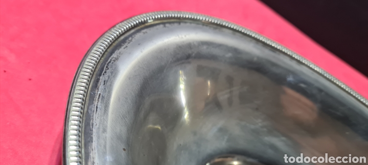 Antig&uuml;edades: Preciosa bandeja. Plata? Marca M.E. - Foto 8