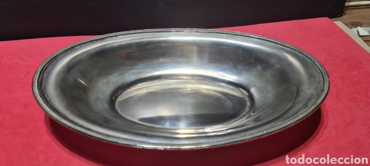Antig&uuml;edades: Preciosa bandeja. Plata? Marca M.E. - Foto 9