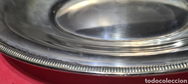 Antig&uuml;edades: Preciosa bandeja. Plata? Marca M.E. - Foto 10