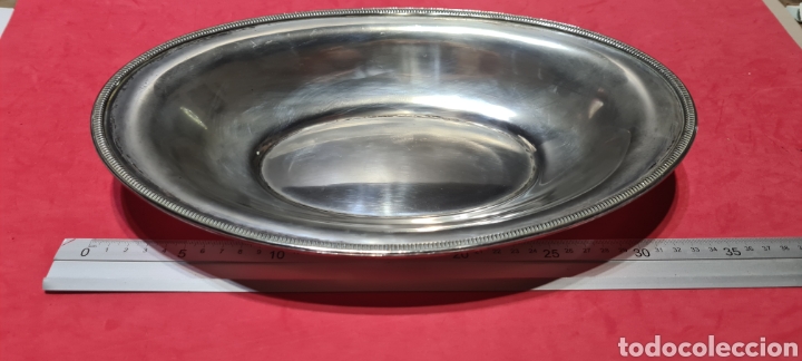 Antig&uuml;edades: Preciosa bandeja. Plata? Marca M.E. - Foto 11