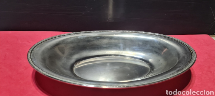 Antig&uuml;edades: Preciosa bandeja. Plata? Marca M.E. - Foto 1