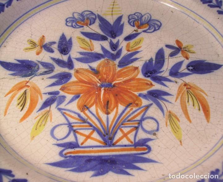 Antig&uuml;edades: ROTUNDO Y GRAN PLATO DE MANISES XIX - Foto 10