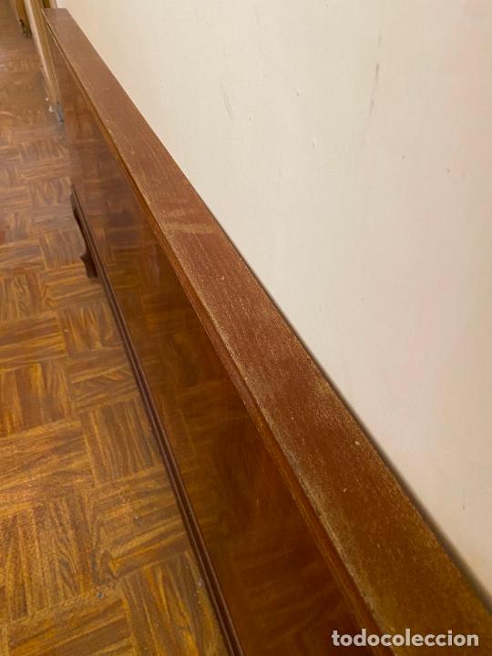Antig&uuml;edades: Piecero de cama de madera - Foto 2