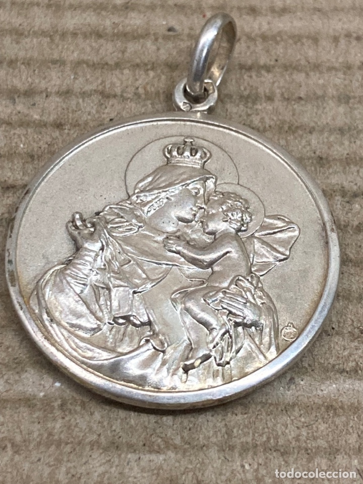 Antig&uuml;edades: Medalla de plata religiosa - Foto 1