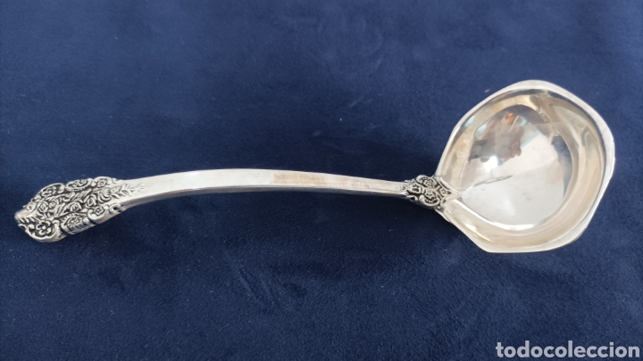 Antig&uuml;edades: Cuchara o cucharilla de plata37g - Foto 2