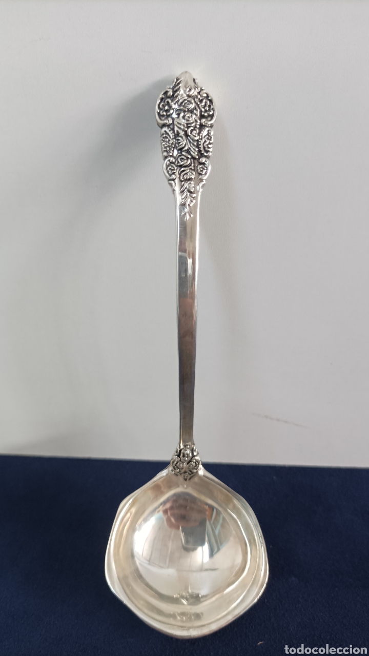 Antig&uuml;edades: Cuchara o cucharilla de plata37g - Foto 4