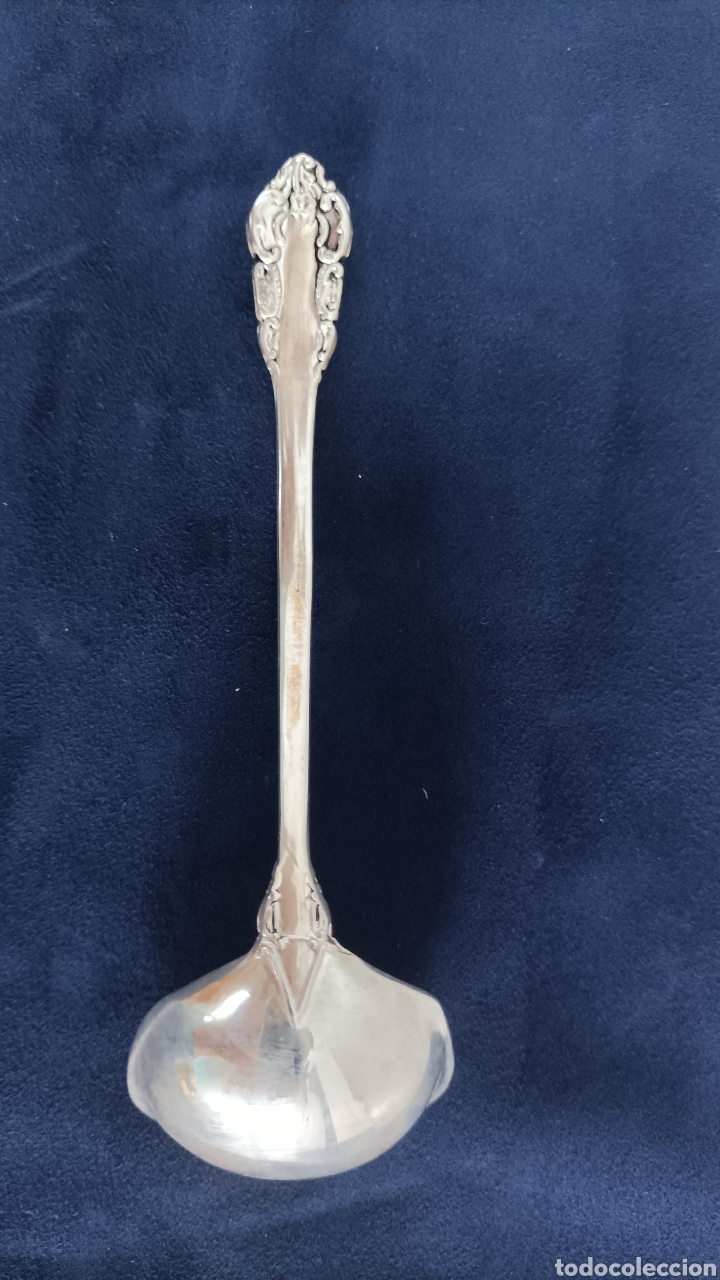 Antig&uuml;edades: Cuchara o cucharilla de plata37g - Foto 7