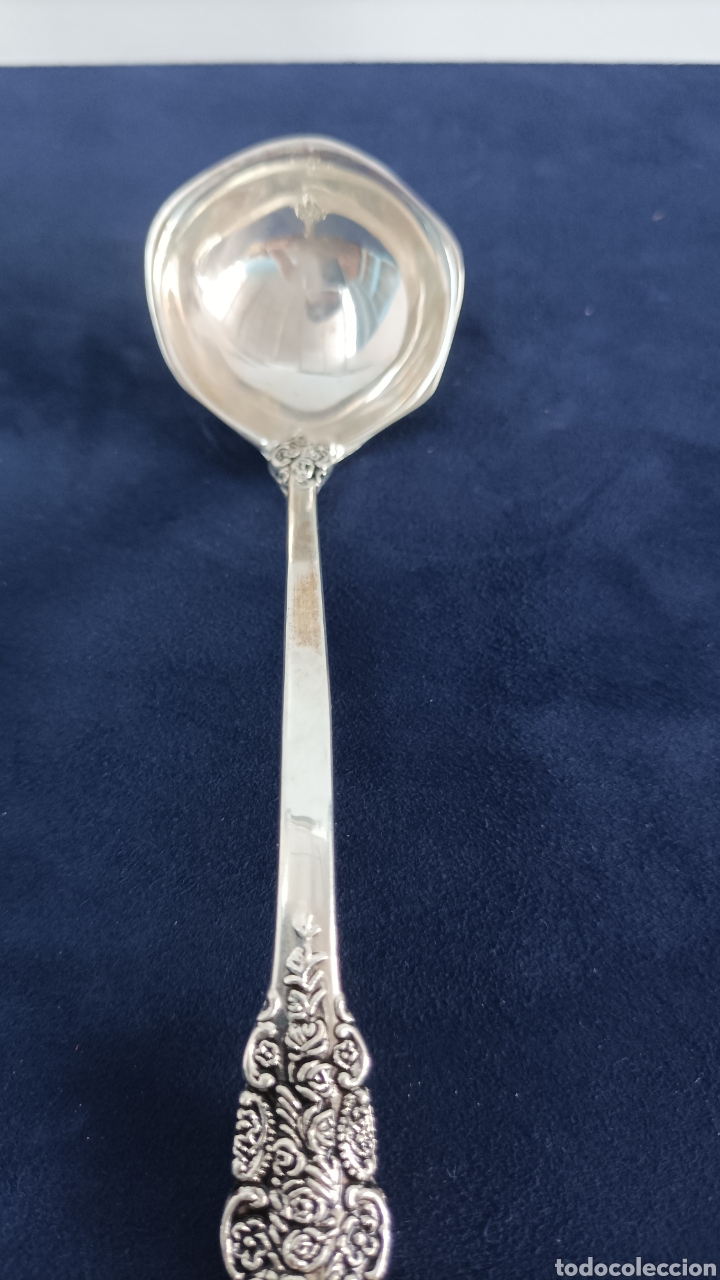 Antig&uuml;edades: Cuchara o cucharilla de plata37g - Foto 1