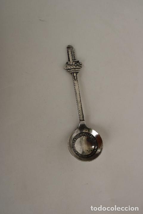Antig&uuml;edades: cucharilla coleccion en plata de ley punzonada - Foto 1