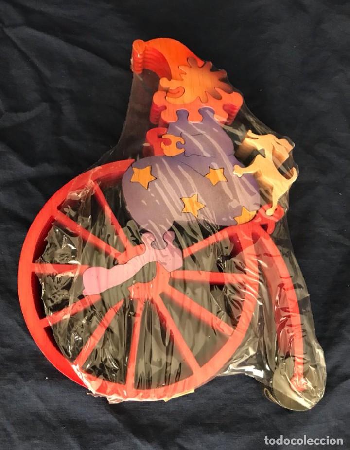 Antiquit&auml;ten: PAYASO. PUZZLE 3D MADERA GRANDE EN COLORES. A ESTRENAR