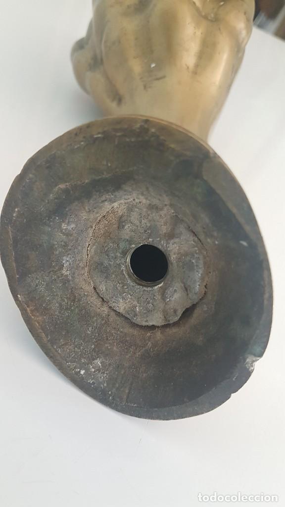 Antig&uuml;edades: GARRA Y BOLA DE BRONCE ESCALERA - Foto 6