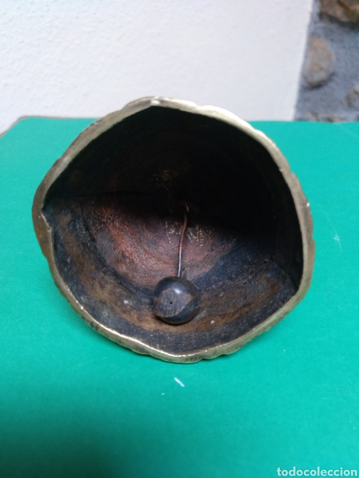 Antig&uuml;edades: CAMPANA MUJER BRONCE MACIZO - Foto 4
