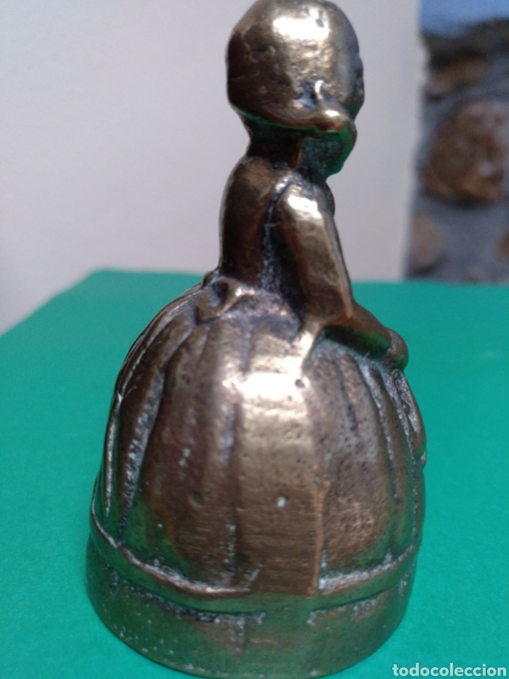 Antig&uuml;edades: ANTIGUA CAMPANA COBRE MACIZO - Foto 2