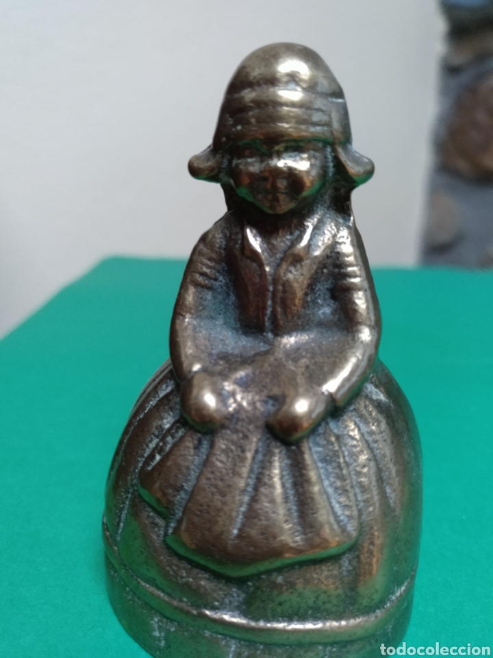 Antig&uuml;edades: ANTIGUA CAMPANA COBRE MACIZO - Foto 1
