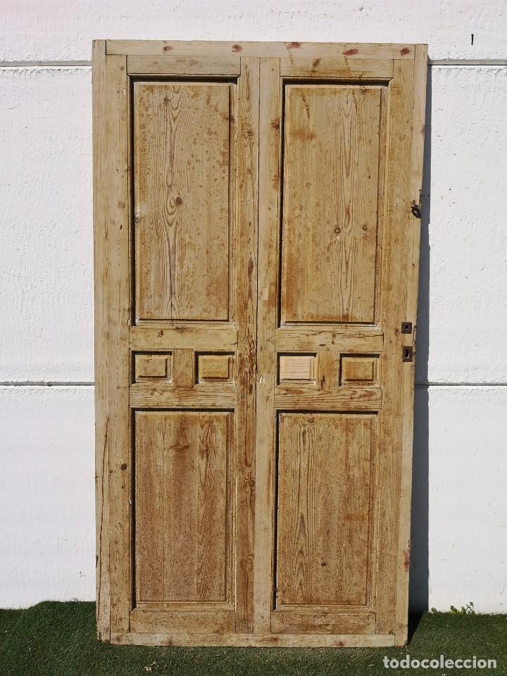 Antiguidades: Puerta antigua de interior de una hoja