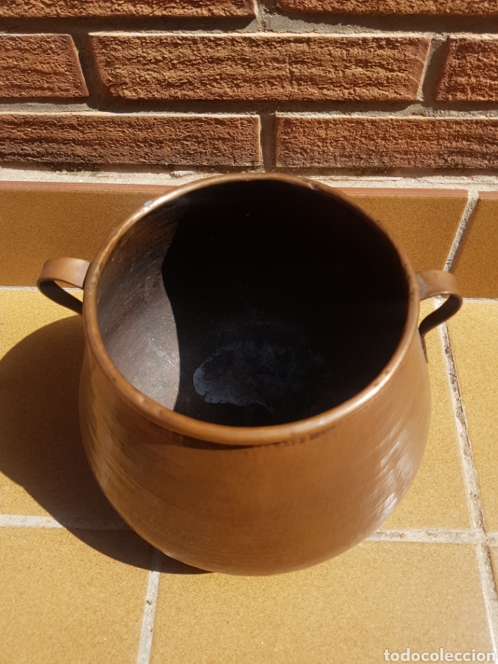 Antig&uuml;edades: Olla de cobre antigua - Foto 2